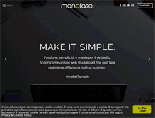 Tablet Screenshot of monofase.it